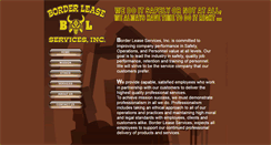 Desktop Screenshot of borderleaseservices.com